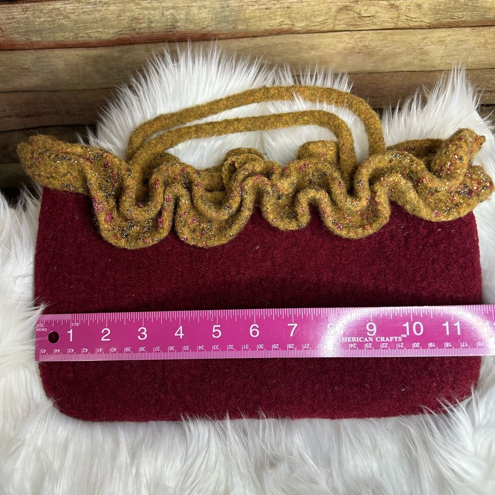 Custom Made Wool Handbag - Picture 2 of 7